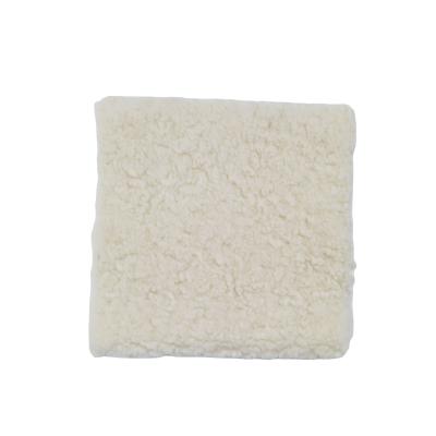 China 100% Polyester Sherpa Plush Fleece White Minky Teddy Fur Fabric Shrink-Resistant Fake Real for sale