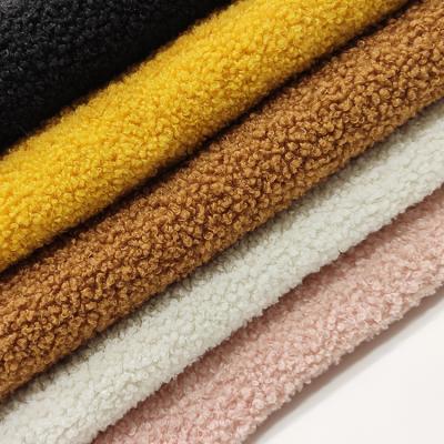 China Small particles Shrink-resistant cashmere fruit cashmere fruit teddy camel cashmere apparel minky toys white home textile decorative fabric for sale