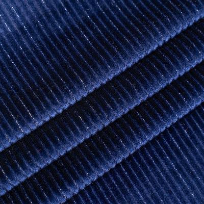 China Memory 100% Thin Stripe Plush Dress Polyester Flannel Velvet Knitting Silver Flat Silk Fabric Fabric for sale