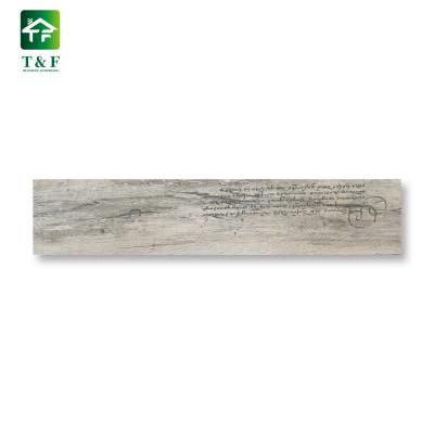 China Rustic Tiles 150*800 Digital Look Wood Finish Letter Ceramic Tiles Wall Gray Wood Grain Effect Porcelain Tile for sale