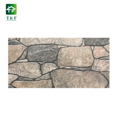 China Low Water Absorption Matte Finish Antique Wall Ceramic Tiles Non Slip Bathroom Stone Look Acid Resistant Ceramic Tiles for sale