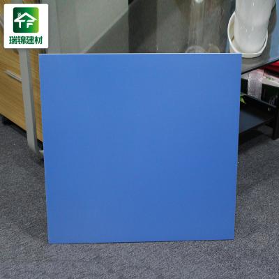 China Large Modern Blue Glazed Ceramic Tile Best Price Matt Look For Bathroom Endurable Use for sale