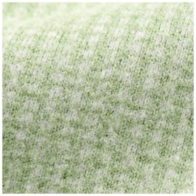 China Shaoxing Antistatic Polyester Textile Green 100% Medium Weight Knitted Woolen Fabric For Clothing for sale