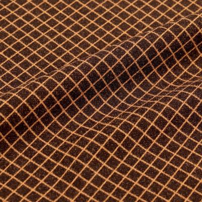 China Factory Wholesale Anti-Static Polyester Yarn-Dyed Tweed Check Fleece Fabric For Long Coats for sale