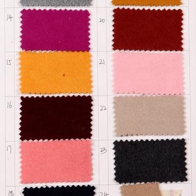 China Customized unique anti-static solid color polyester elastane flannel fleece squishy fabric for winter overcoat for sale