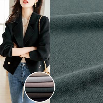 China Anti-Static Hand Feeling Soft Polyester Twill Brush Fleece Fabric For Clothes for sale