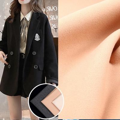 China Anti-static Fashionable Design Hand Feel Soft 100 Polyester Plush Loop Fleece Fabric For Women Coats for sale