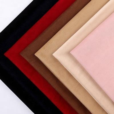 China Antistatic Custom Made Polyester Twill Plush Terry Fleece Fabric For Winter Coats for sale