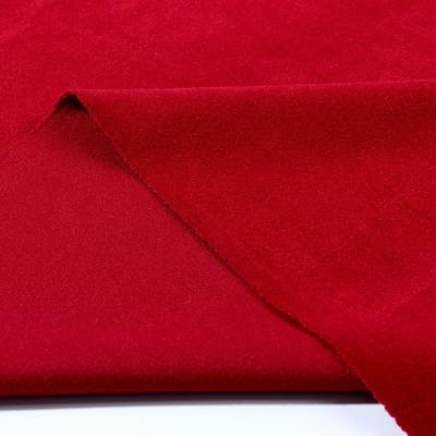 China Modern design anti-static polyester tweed brush single fleece fabric for men's wear for sale