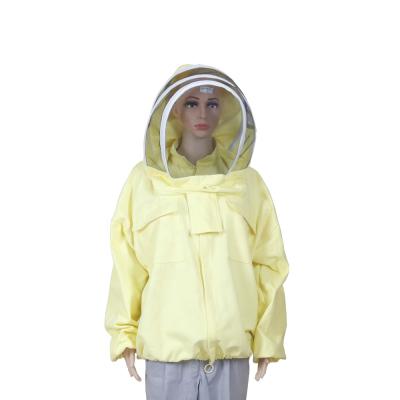 China Protective Protective Bee Jacket With Zipper, Veil And Brackt For Male/Womale Beekeeper Jacket for sale