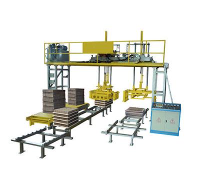 China Full Automatic Building Material Stores Single Hollow Block Cuber Solid Brick Packing Machine Palletizing System for sale