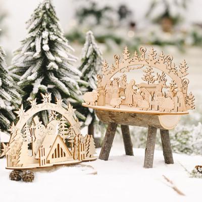 China Christmas Decoration Supplies Table Home Decoration Deer Tree Party Gift Indoor Christmas Xmas Ornaments for sale