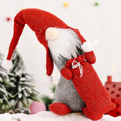 China Christmas Decoration Handmade Gnomes Christmas Plush Dolls for sale