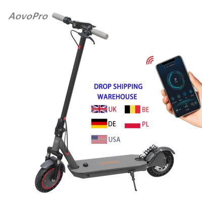 China LCD + LED display screen pro FROM EU Warehouse ESMAX UK fast adult 350w E electric scooter folding Kickscooter light shipping goods AOVO with smart app for sale