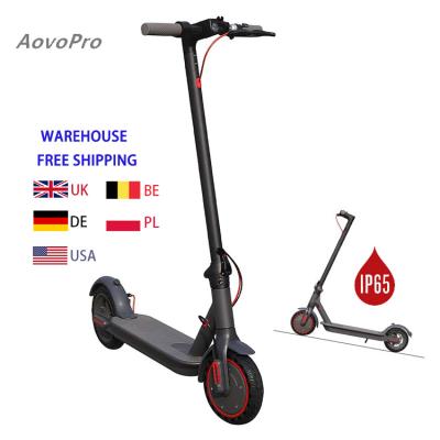 China LCD+LED Display Screen PRO DE PL Warehouse Dropshipping 10.5ah UK Battery Ip65 Waterproof Light AOVO 8.5 Inch Foldable Electric Mobility Scooter for sale