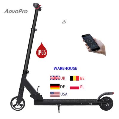 China Aovopro 30km/h 250w Motor 5 Inch Unisex Custom Mini Height 3 Level Adjustable Super Light Foldable Electric Scooters For Adult Kids for sale