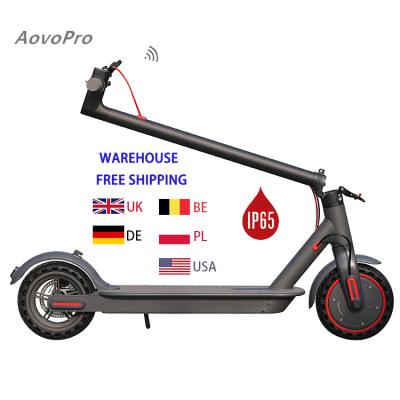 China Aovopro USA EU Warehouse Fashionable Drop Shipping Motor 31km/h Foldable Cheap Electric 2 Wheel Scooter Adult 350w High Speed for sale