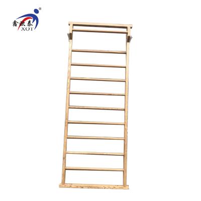 China High Quality Eco-friendly Sturdy Wall Gymnasium Home Gym Steper 9 Building Indoor Wooden Ladder Exercise for sale