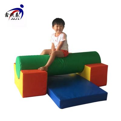 China Kids Play Indoor Happy Gymnastics Soft Toys Supermarket Play Set for sale