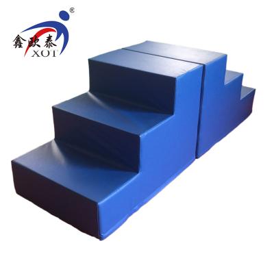 China 3-15 Years Height Customizable Foam Stair Step For Kids Foam Practice Staircase for sale