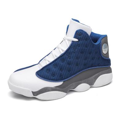 China AJ 13 Atmosphere Gray Air Gray White Blue 13s Red Snikers Kicks Mens Basketball Sports Shoes Custom Made Sneakers With Original Box Zapatillas for sale