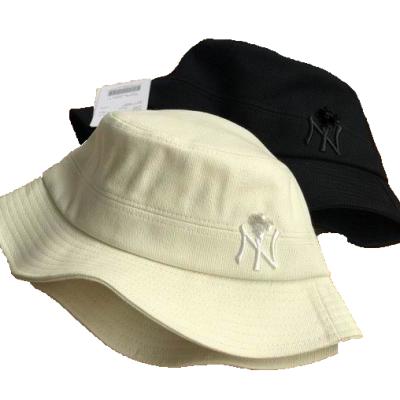 China Custom NY COMMON Fisherman's Bucket Hat Embroidery Vintage Fisherman Hats And Purse Set Flat Hat Loot Bill for sale