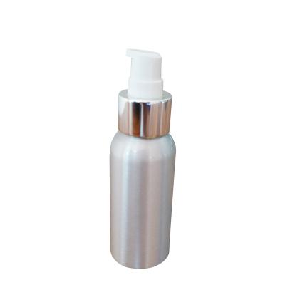 China High Quality Unique Empty Aluminum Shampoo Bottle 65ml Personal Care Metal Pump Screw Cosmetic Bottle for sale