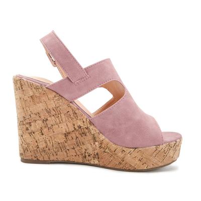 China Fashion Trend Womens Shoes Wedges Heel Shoes Wedges Shoes Ladies Heels Wedges for sale