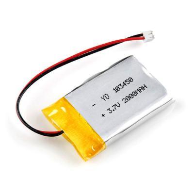 China Hot Sale 3.7V 1800mah Lithium Polymer Battery 103450 Li Ion Small Prismatic Battery for sale