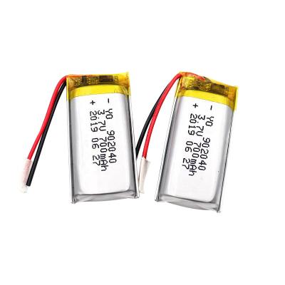 China Consumer Electronics 700mah 3.7v 902040 Rechargeable Lithium Polymer Battery For Gps POS Machine for sale