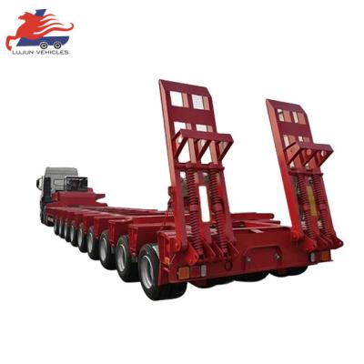 China Truck Trailer Heavy duty 3 axle extendable low bed semi/truck trailers for sale for sale