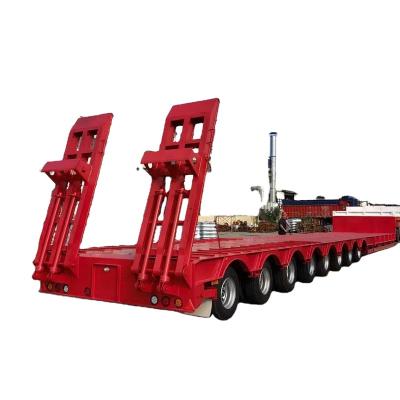 China Truck Trailer High quality three-axle 40 foot container flatbed truck 40 foot flatbed semi-trailer for sale for sale