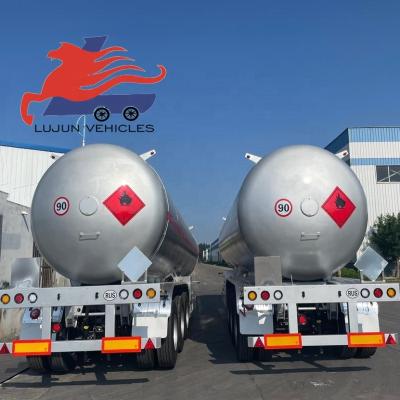 China Truck Trailer Fuel Tanker Prices Petroleum 3 / 4 Axles Diesel Fuel tank semi trailer for sale