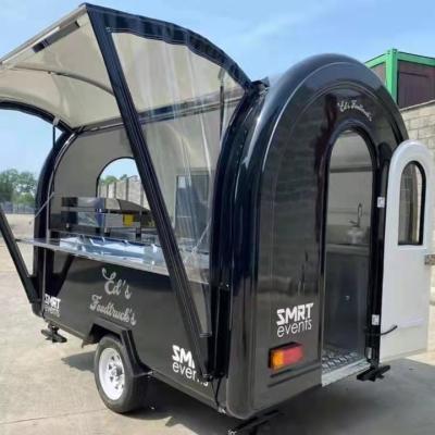 China Full vegetable processing factory mobile food trailer equipment food trucks for sale Tacos coffee cart restaurant BBQ food truck for sale