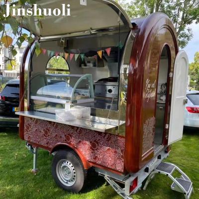 China Vegetable processing factory mobile fast food carts moving outdoor dining car truck street kitchen restaurant car for sale food trailer for sale