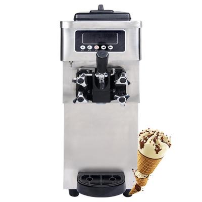 China Snack Factory 1 Flavor Soft Ice Cream Maker Machine Jinshuoli Soft Serve Ice Cream Making Machine Factory Price for sale