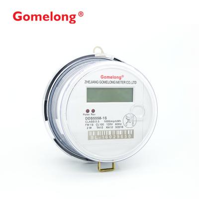 China Sockel-Energie-Meter-einphasig-KWH Electric Power ANSI-Dds5558 Meter zu verkaufen