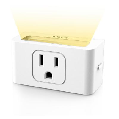 China Smart plug with 1W led ODM light wifi OEM smart plug with led night light work with Amazon echo for sale