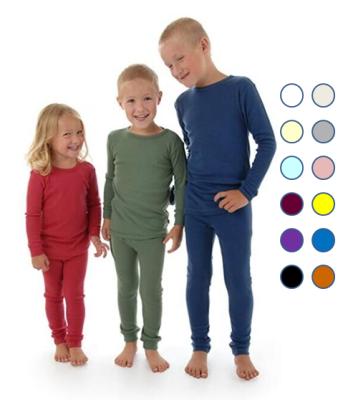 China Unisex thermal kids underwear base layer set autumn winter kids pajamas for sale