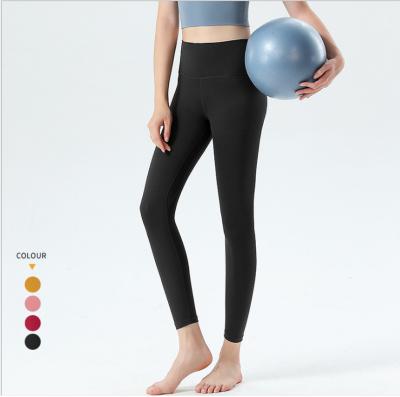 China 2021 Athleisure Gym Sport Wear New Design Women Breathable Custom Yoga Pants High Waist Fitness Gaiters With Pockets for sale