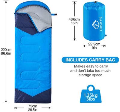 China Lightweight Bag Camping Envelope Thermal Type Cover High Quality Portable Military Army Sleeping Bag for sale