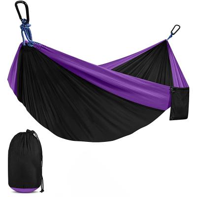 China Lightweight Parachute Nylon Hammock For Outdoors Backpacking Beach Backyard Patio Hike for sale