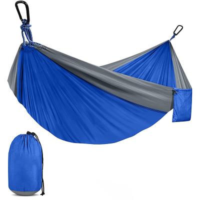 China Quality Lightweight Interesting Parachute Nylon Outdoor Portable Camping Hammock With Tree Strap for sale