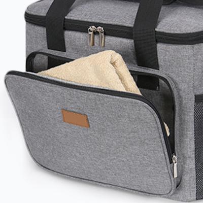 China Large Fashion Lunch Bag Insulated Lunch Bag Soft Cooler Bag Cooling Tote For Adult Men Women for sale