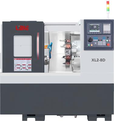 China Medium Duty Custom Dual Turret Cnc Lathe With SYNTEC CNC Control System for sale