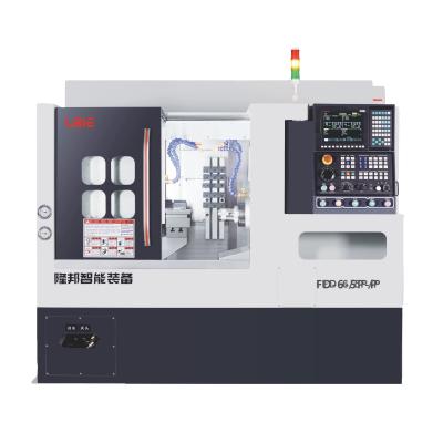 China 2 Axis High Accuracy Dual Spindle Lathe Easy To Operate Competitive Price for sale