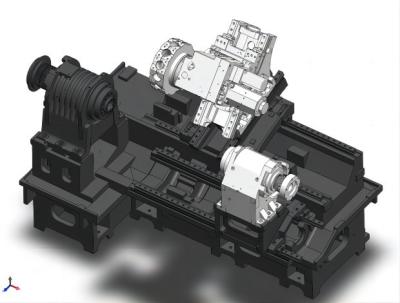 중국 4 축 CNC 프레싱 및 턴 머신 700W 냉각 펌프 전력 판매용