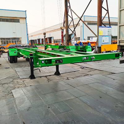 China Tri Axle Chassis For reboque de esqueleto do contentor de 20 Ft à venda