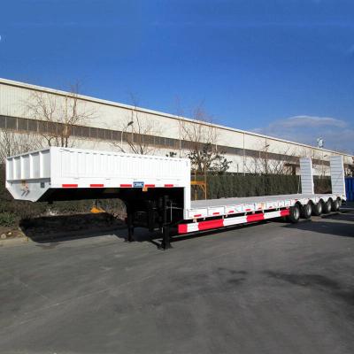 Chine CIMC 100 Ton Low Bed 50ft Axle Modular Trailer multi à vendre