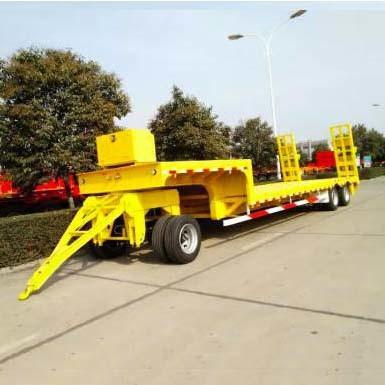 Chine Remorques de barre extensible de camion de chargeur de Dropbed de transporteurs de machine basses à vendre